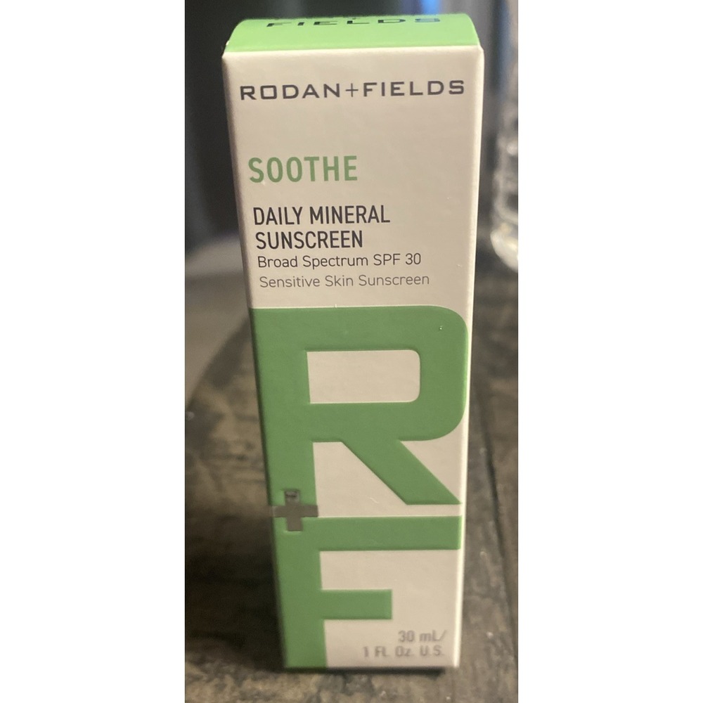 Rodan + Fields Soothe Daily Mineral Sunscreen SPF 30 1oz Sealed